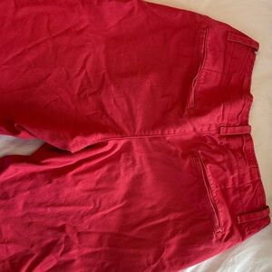 GAP Vibrant Red Casual Shorts